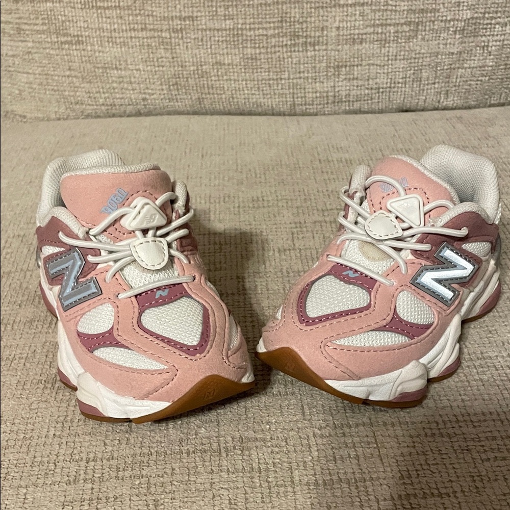 New Balance Kids Shoes in Pink and White